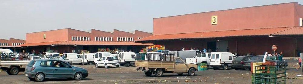 Marché de gros à Bir El Kassâa